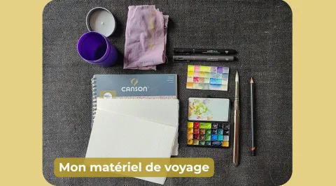 Mon matériel de voyage